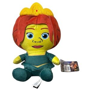 NWT Dreamworks Fiona Big Head Shrek Plush Toy Factory 9”